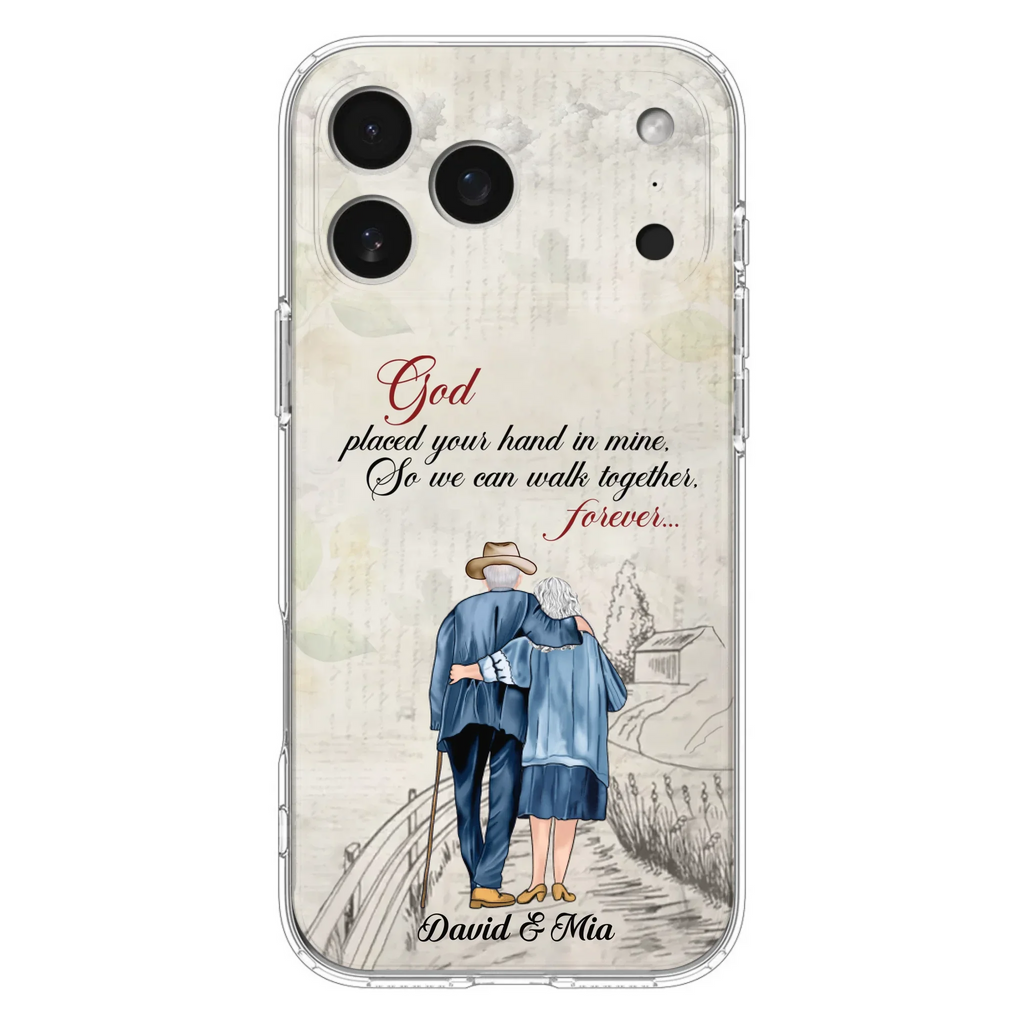 Personalized Old Couple Phone Case - Best Gift For Couple - Case For iPhone And Samsung
