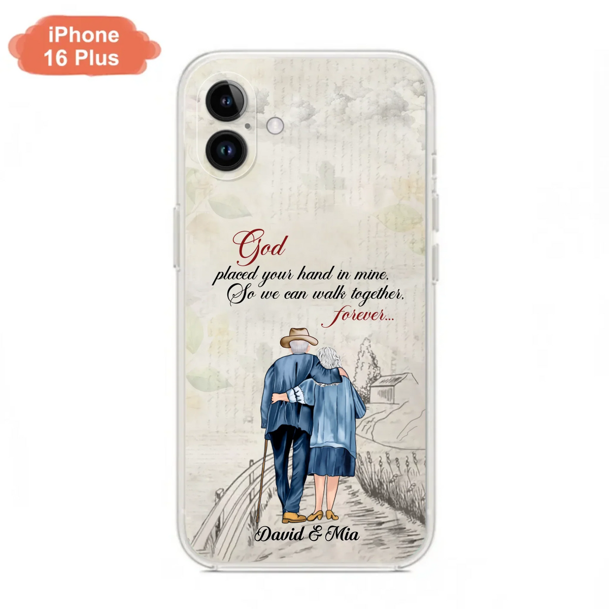 Personalized Old Couple Phone Case - Best Gift For Couple - Case For iPhone And Samsung