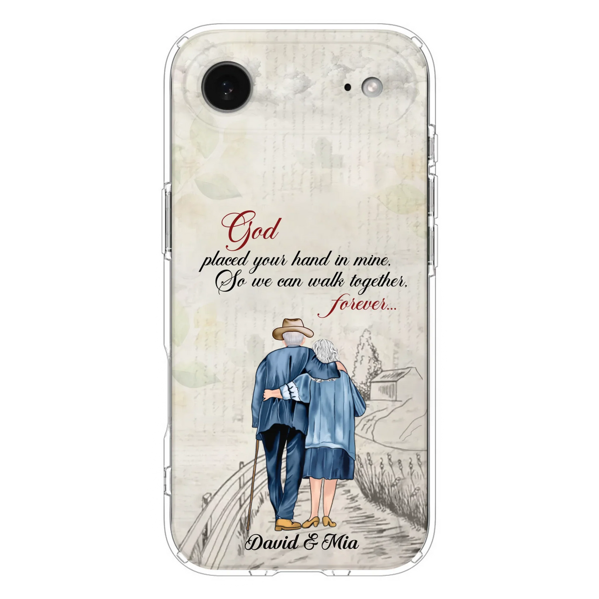 Personalized Old Couple Phone Case - Best Gift For Couple - Case For iPhone And Samsung