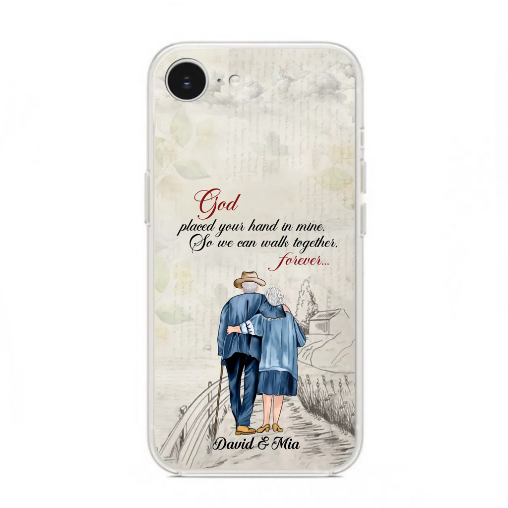 Personalized Old Couple Phone Case - Best Gift For Couple - Case For iPhone And Samsung