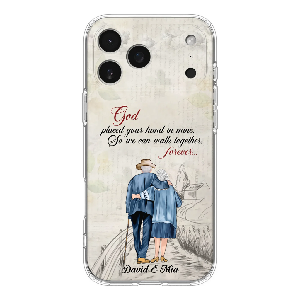 Personalized Old Couple Phone Case - Best Gift For Couple - Case For iPhone And Samsung