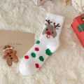 Christmas Gift Stockings New Year Stockings Women's Coral Fleece