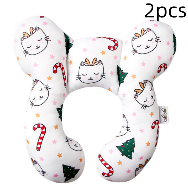 Infant Pillow  Baby Bed  U-Shaped Safety Seat  Neck Guard  Fixed Stereotyped Stroller Pillow