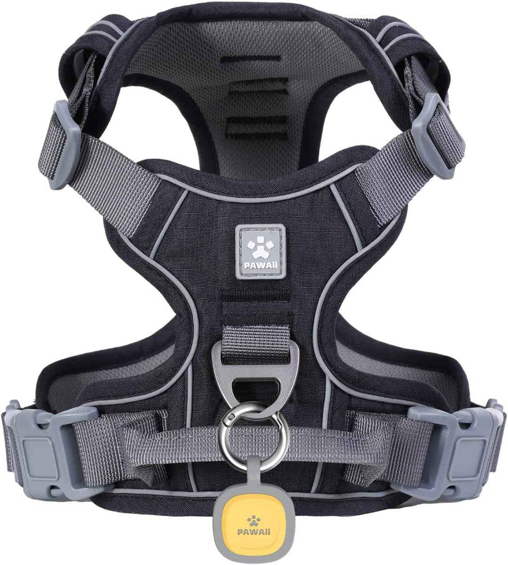 No-Pull Reflective Dog Harness with ID Tag