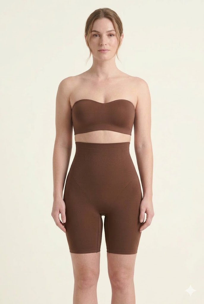 Shapewear For Women - High-Waisted Shapewear Tummy Control Shorts, Thigh Slimmer, Underwear For Women
