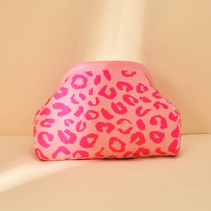 Leopard Print Rose Red