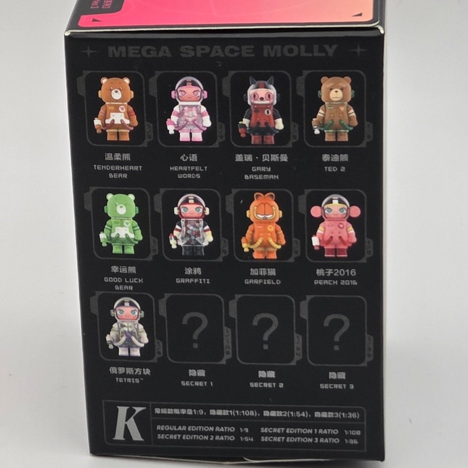Copied - Popmart - Mega Space Molly 100% Series 3 - Card Confirmed Peach