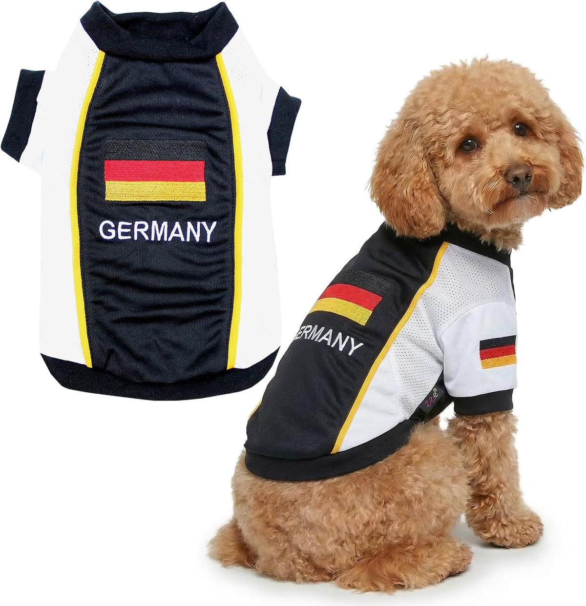 Parisian Pet Breathable Mesh Soccer Jersey for Dogs, XS–5XL