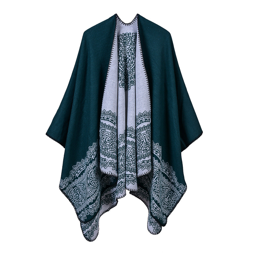 Thickened Warm Womens Cashmere Shawl