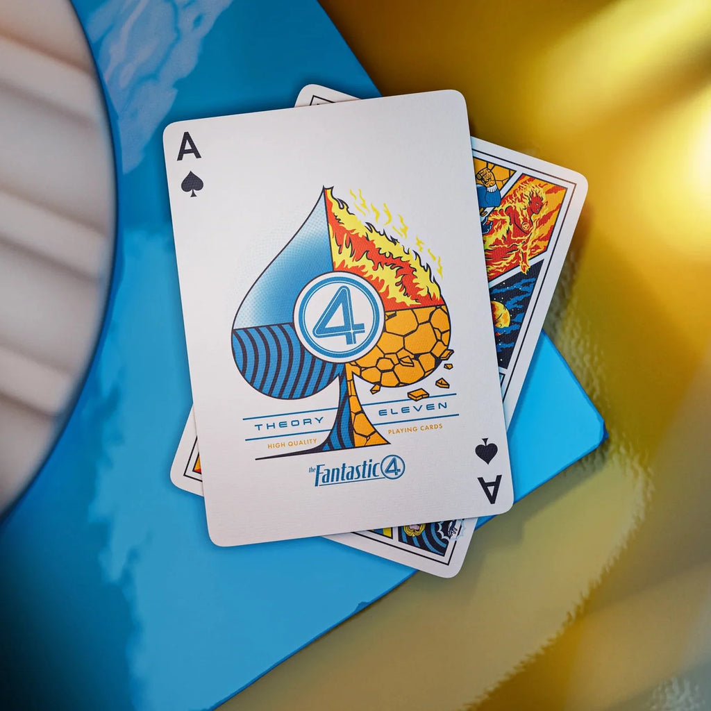 Theory11 Fantastic Four Playing Cards – Retro-Futuristic Marvel Edition