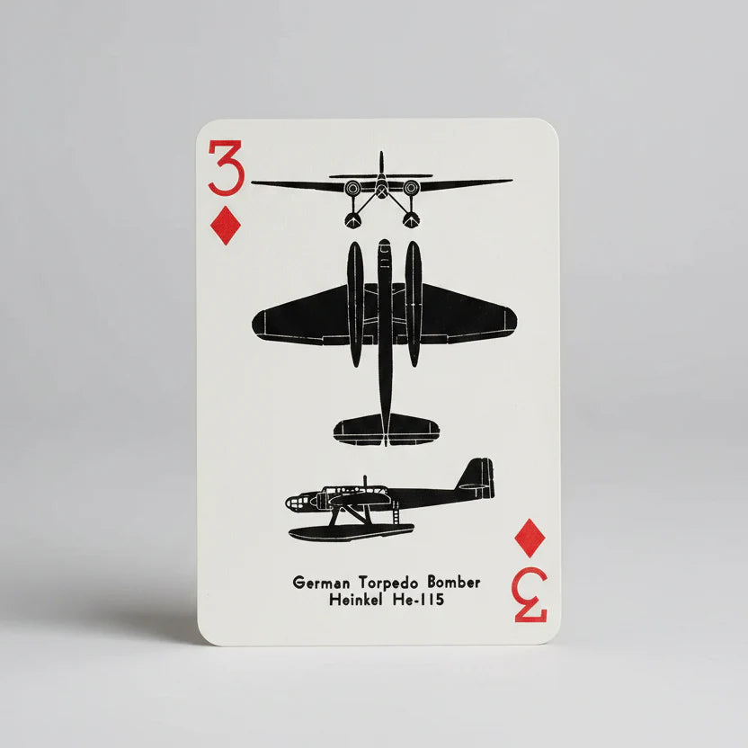 World War II Airplane Spotter Playing Cards