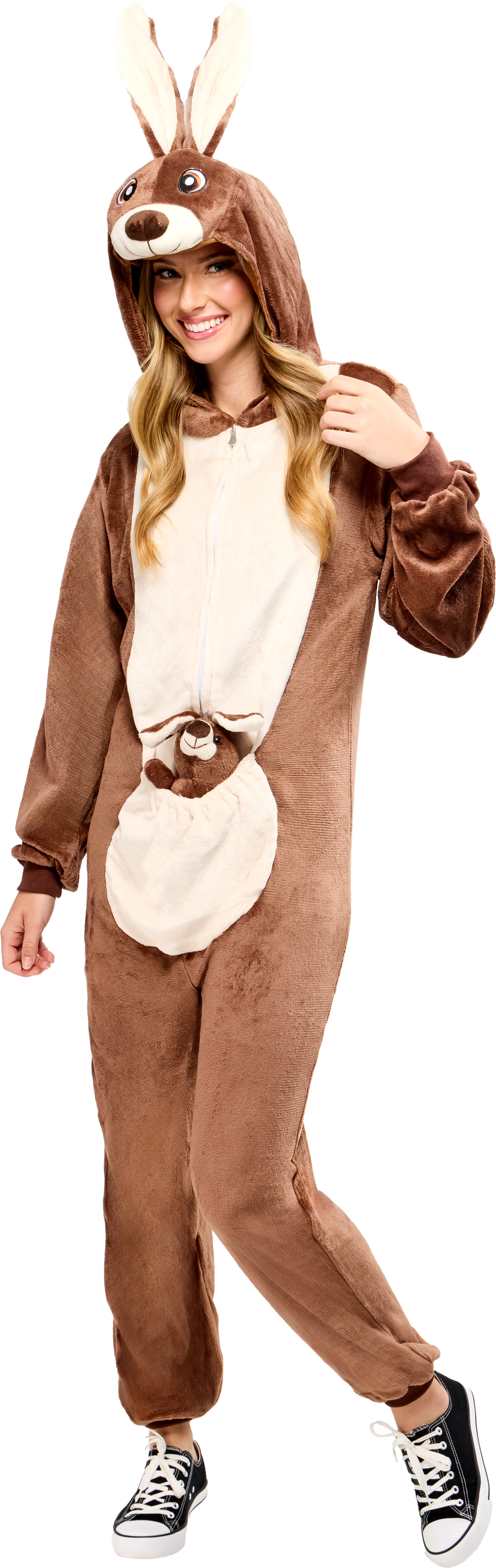 Kangaroo Comfy-Wear Costume - Adult Pajama Jumpsuit