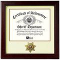 Flag Connections Sheriff Medallion 8-Inch by 10-Inch Certificate Frame.