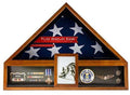 Flag Connections Military Veteran Flag and Medal Display Case - 5'x9.5' Shadow Box