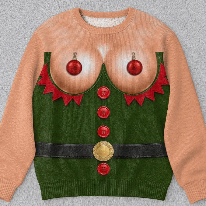 Crewneck Pullover SweatshirtChristmas Carnival