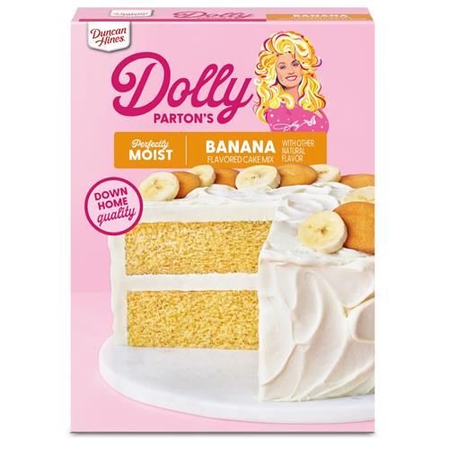 Duncan Hines Dolly Partons Favorite Banana Flavored Cake Mix, 15.25 Oz.