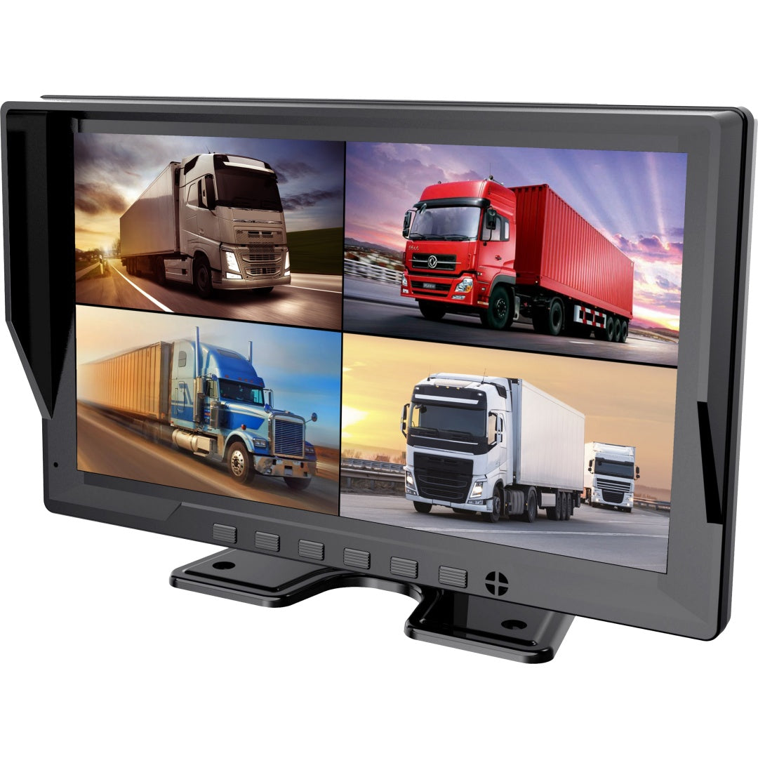10-inch 4CH All-in-One Truck & Fleet Monitor Vehicle Surveillance System