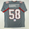 Autographed/Signed Shaquil Shaq Barrett Tampa Bay Pewter Grey Football Jersey PSA/DNA COA