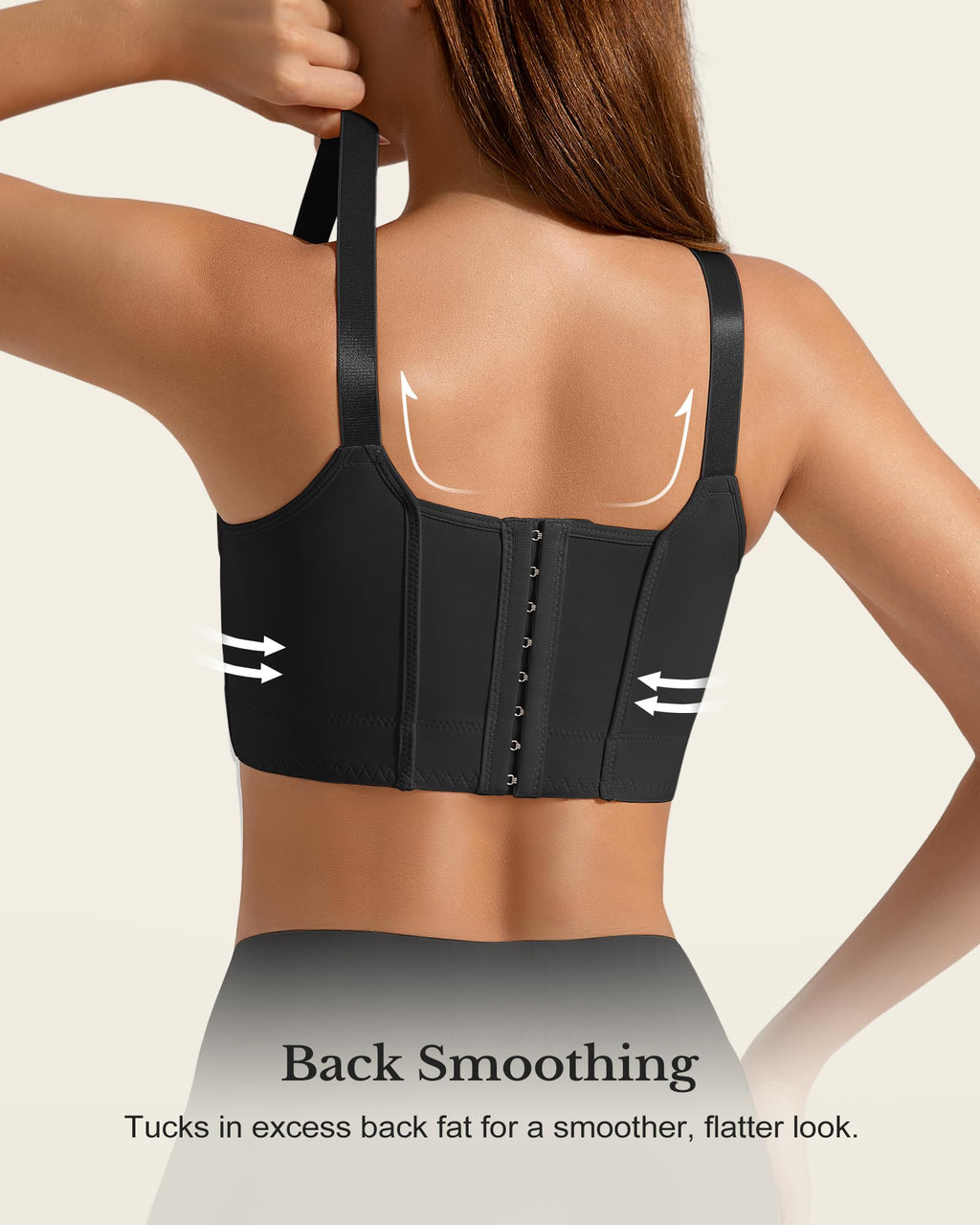 QDN Supportive Push Up Strapless Bra Black Size 42C