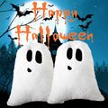 WSARZAHE Halloween Ghost Decorative Throw Pillow Flannel 11.76x7.8 Inch