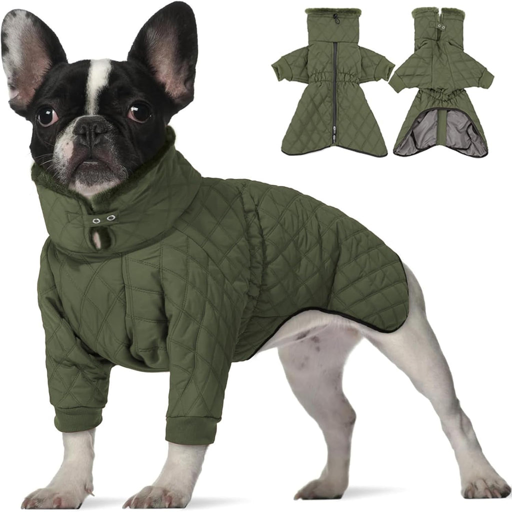 Waterproof Fleece-Lined Dog Snow Jacket, S–3XL