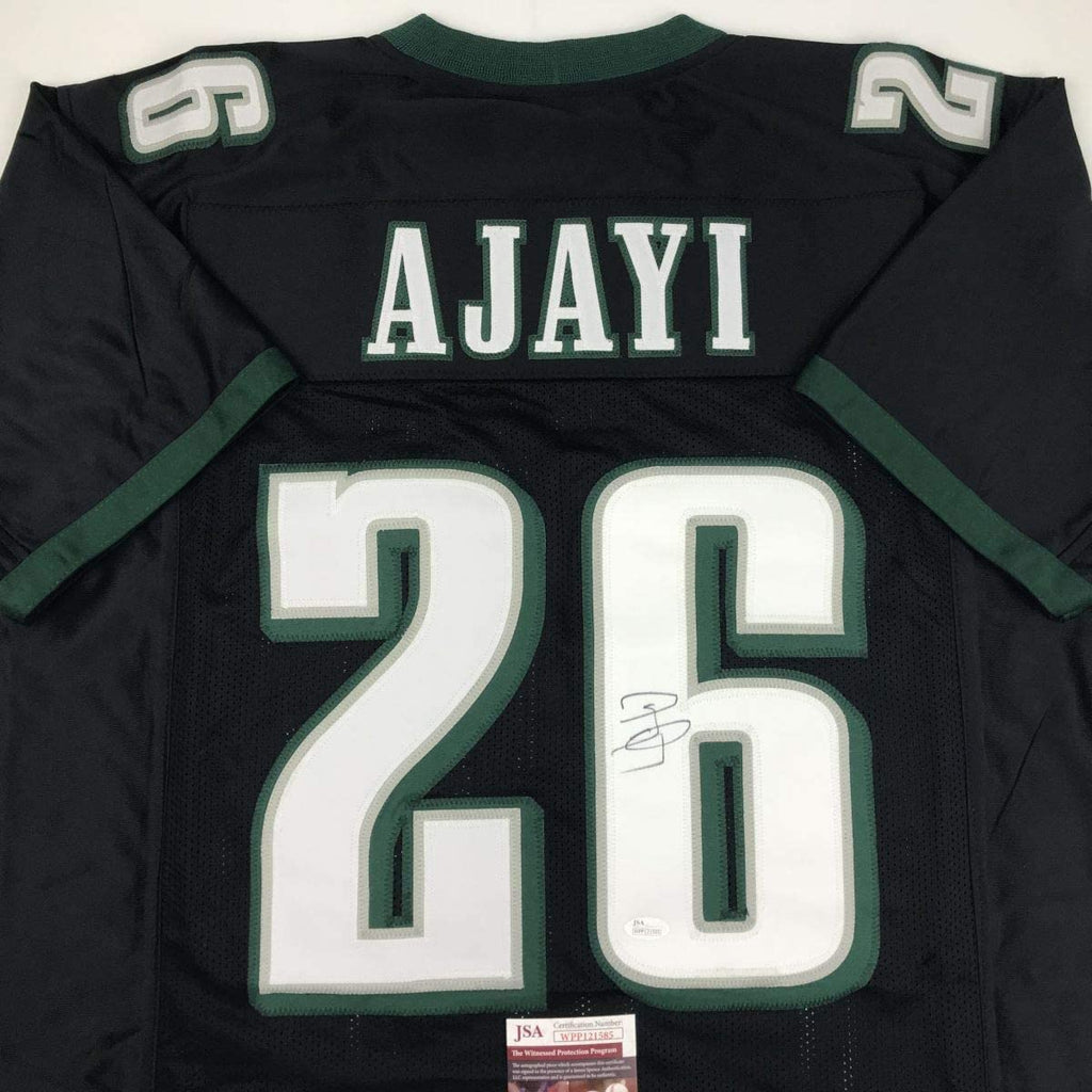 Autographed/Signed Jay Ajayi #26 Philadelphia Black Football Jersey JSA COA
