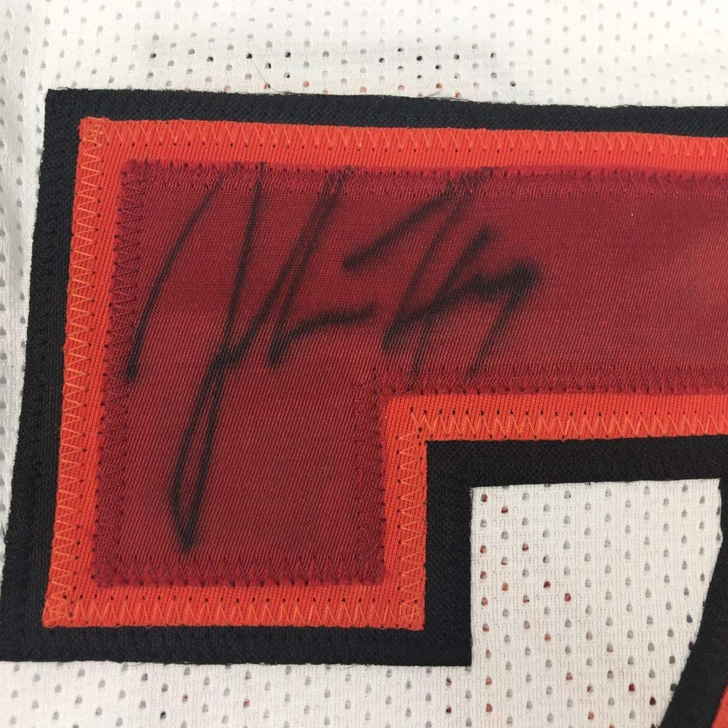 Framed Autographed/Signed John Lynch 35x39 Tampa Bay White Football Jersey JSA COA