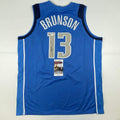 Autographed/Signed Jalen Brunson Dallas Light Blue Basketball Jersey JSA COA