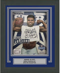 Framed Autographed/Signed Ezekiel Elliott Dallas Cowboys Star Football Magazine JSA COA