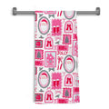 WDSFHYJK Coquette Christmas Santa Kitchen Towels Hot Pink 16x24 Inch