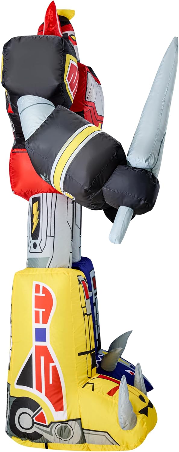 Rubie's Power Rangers Megazord: 6 Ft Lawn Inflatable Decoration