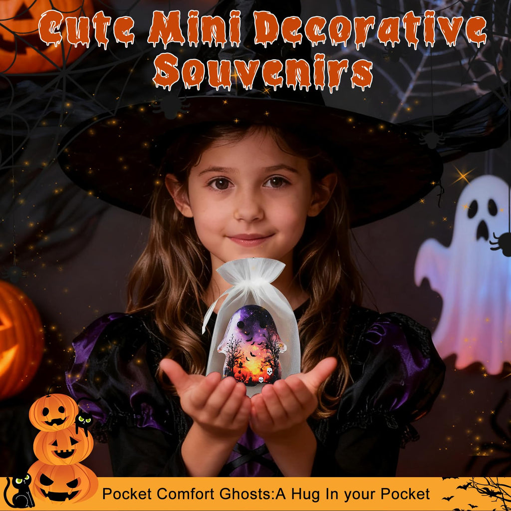 Generic Ghost Pocket Cards Halloween Comfort Black Inspirational Card A