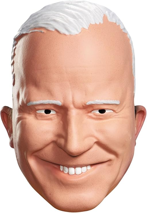 Joe Biden President of USA for Adults Vacuform Half Costume Mask
