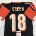 Autographed/Signed AJ A.J. Green Cincinnati Black Football Jersey JSA COA