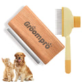 Groompro Deshedding Brush Dog & Cat Hair Removal Tool L 5.3 inch