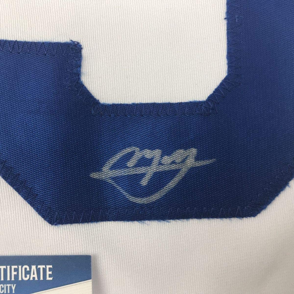 Framed Autographed/Signed Manny Machado 35x39 San Diego White Baseball Jersey Beckett BAS COA