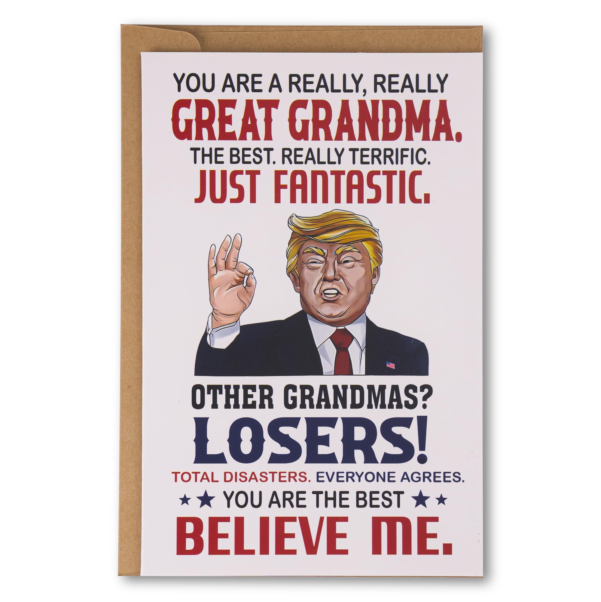 decorluxes Grandma Funny Greeting Card Birthday Mother's Day Christmas Cartoon