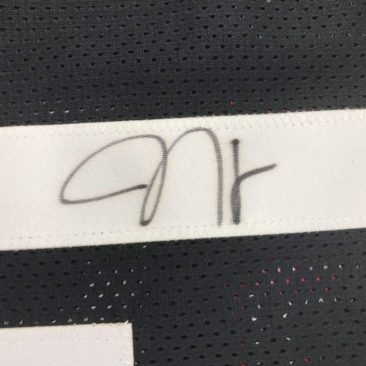 Framed Autographed/Signed James Harden 35x39 Houston Black Basketball Jersey Beckett BAS COA