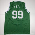 Autographed/Signed Tacko Fall Boston Green Basketball Jersey JSA COA