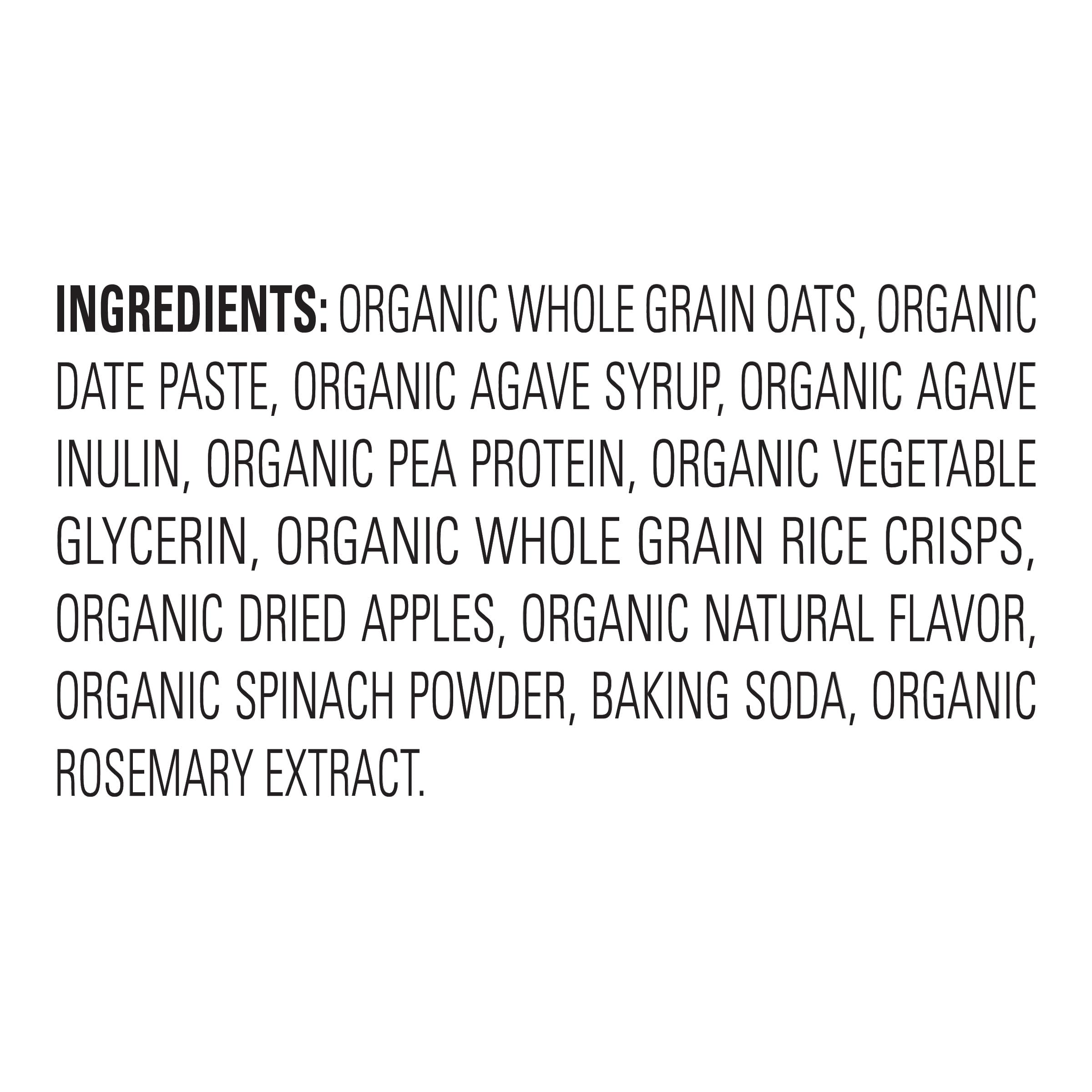 HAPPYTOT Organics Toddler Oat Bars Apple Spinach Soft-Baked 0.88oz 5Count 6 Pack