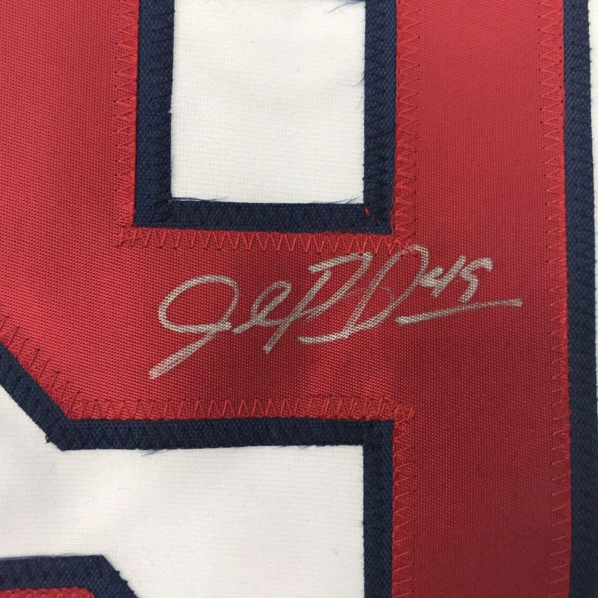Autographed/Signed John Rocker Atlanta White Baseball Jersey PSA/DNA COA