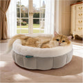 Cat Bed Round Washable Donut Bed Anti Slip Plush Kitten Puppy 18in