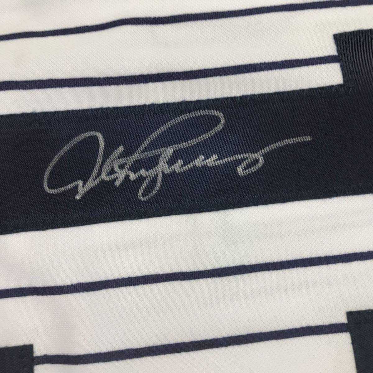 Framed Autographed/Signed Alex Rodriguez 35x39 New York Pinstripe Baseball Jersey Beckett BAS COA