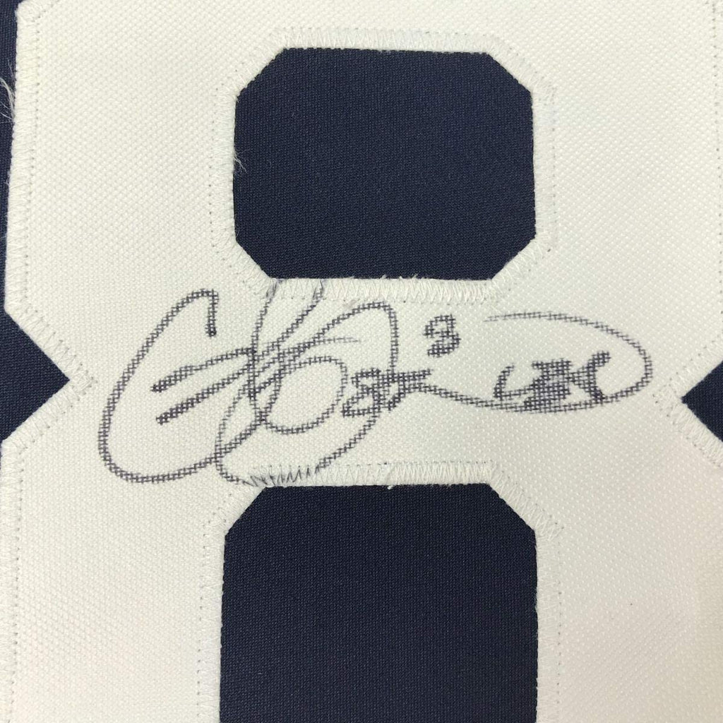 Framed Autographed/Signed Cat Osterman USA 35x39 United States Blue Team Softball Jersey JSA COA