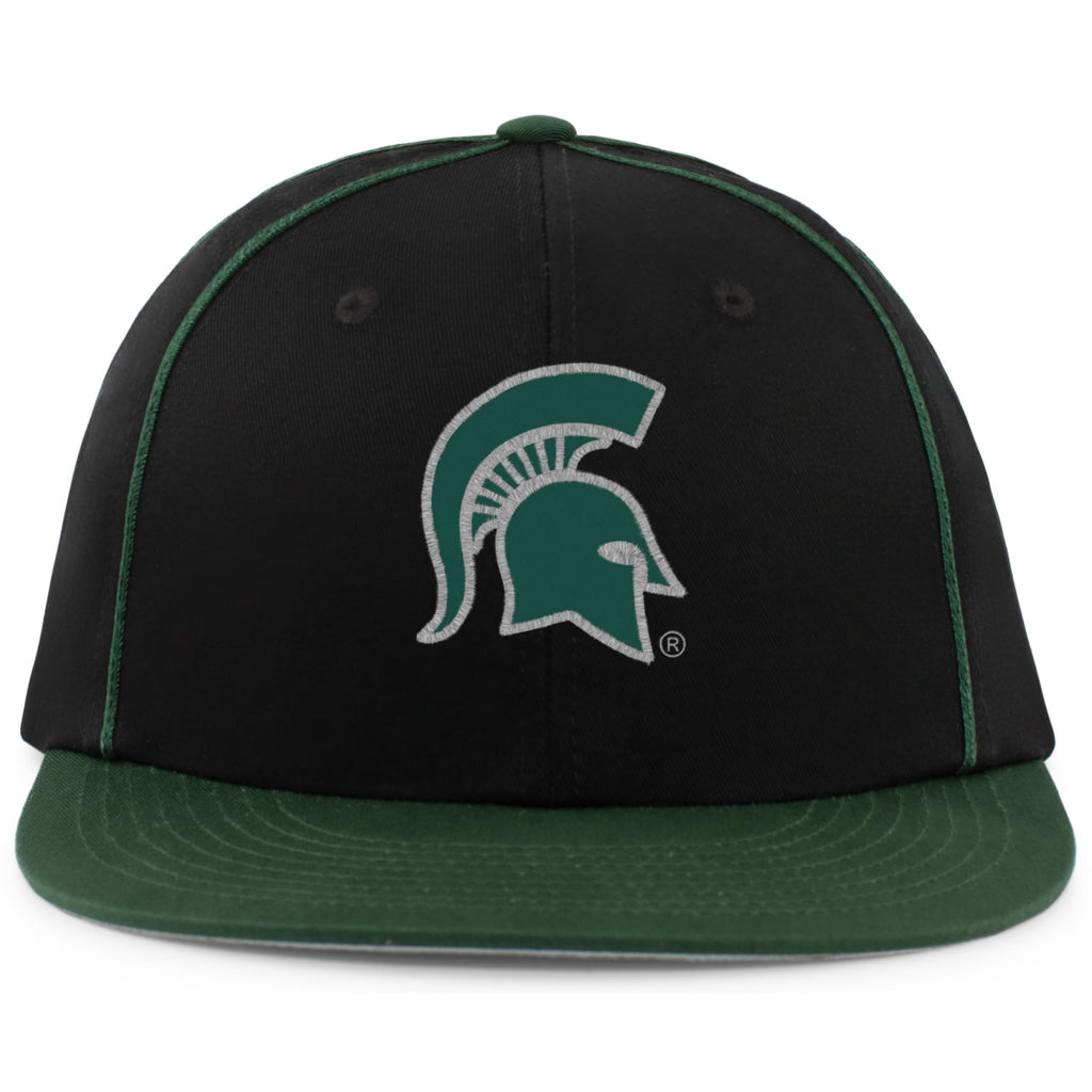 Pacific Headwear NCAA Michigan State Team Flatbill Cap Green OS