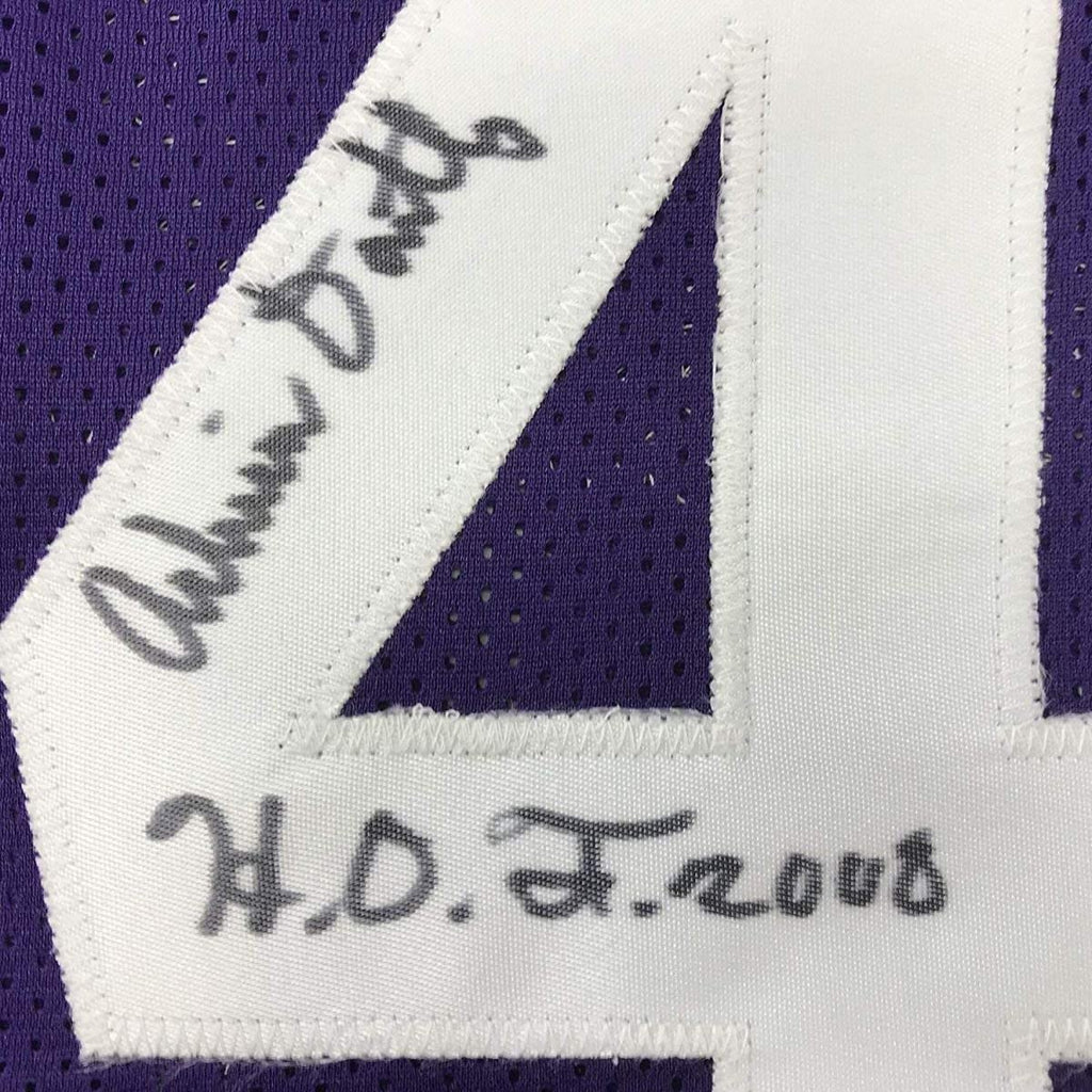 Framed Autographed/Signed Adrian Dantley HOF 2008  35x39 Utah Purple Basketball Jersey JSA COA
