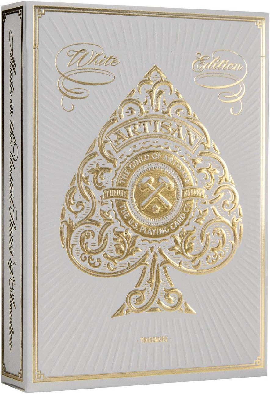 Theory11 White Artisan Playing Cards