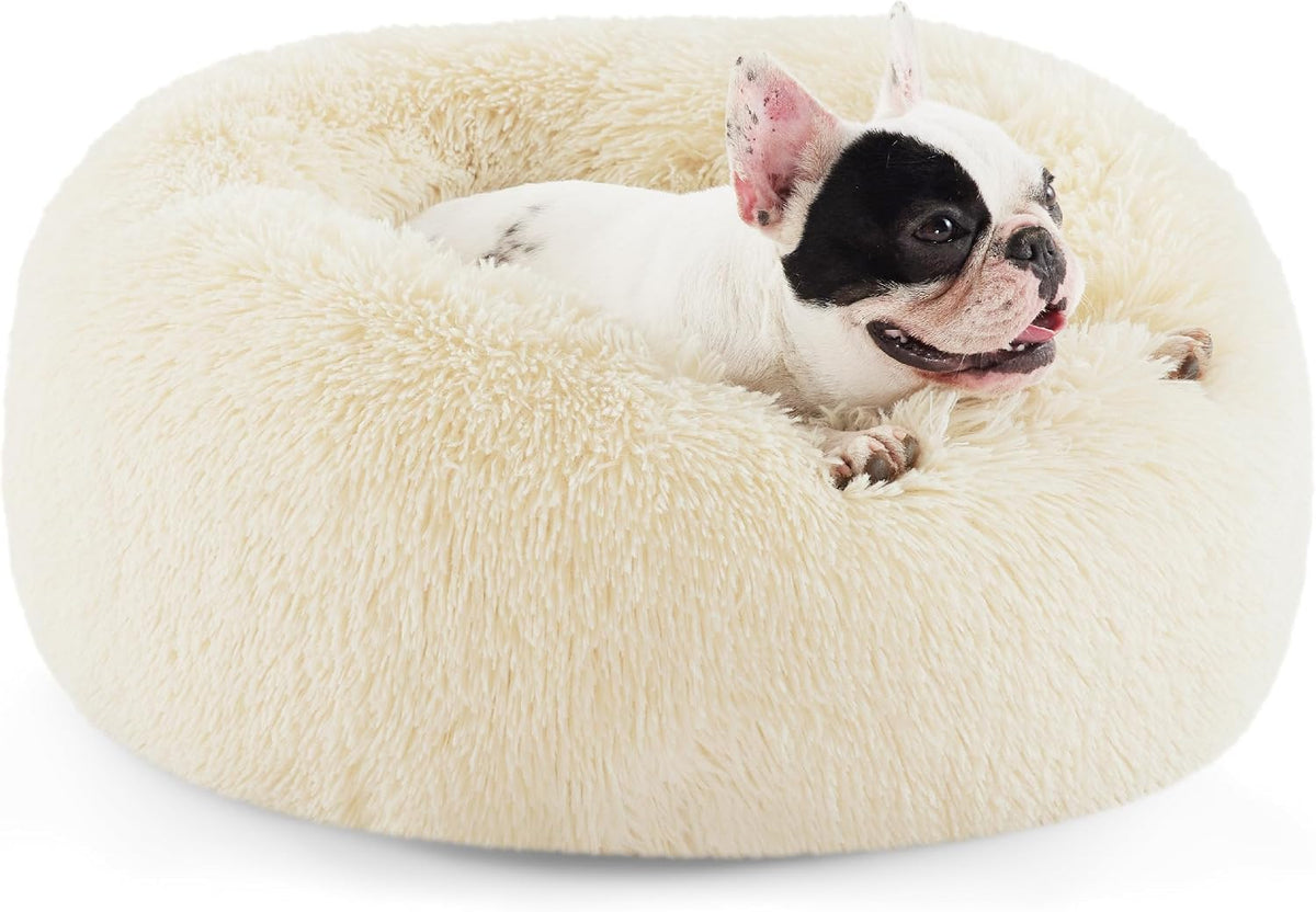 Bedsure Calming Donut Pet Bed – Multiple Sizes & Colors