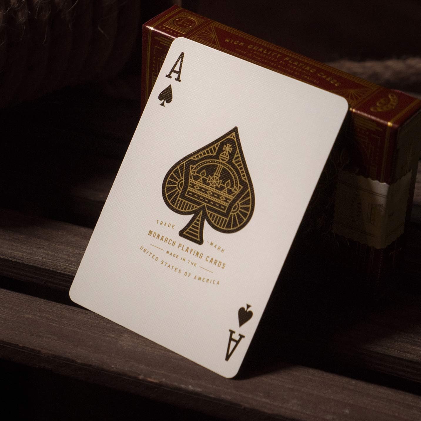 Theory11 Monarch Playing Cards – Red – Luxury Deck