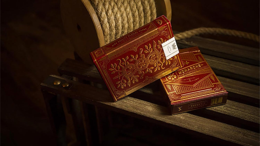 Theory11 Monarch Playing Cards – Red – Luxury Deck